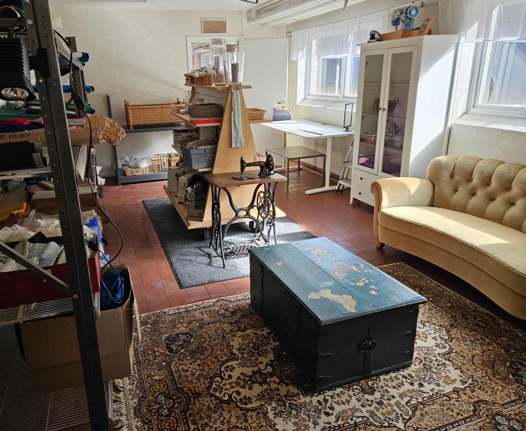 Textilavdelning övre plan